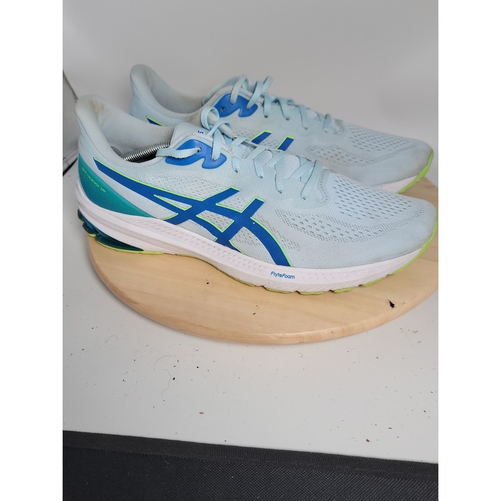 ASICS Men's GT-1000 12 Running Shoes Size 13 1011B631 Light Sky Blue